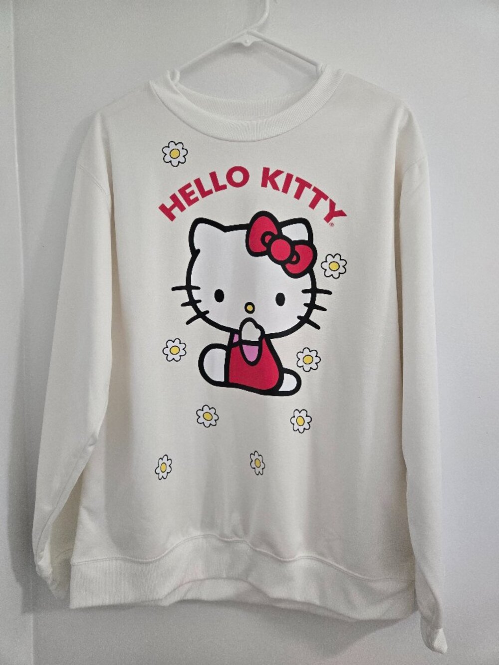 Hello Kitty Daisy Crew Neck Sweatshirt Women's Unbranded Size Unknown New